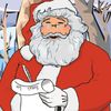 новый год - Пазл Дедушки Мороза