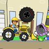 детские - Диего на тракторе уборщике