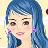 макияж - Девушка с голубыми волосами